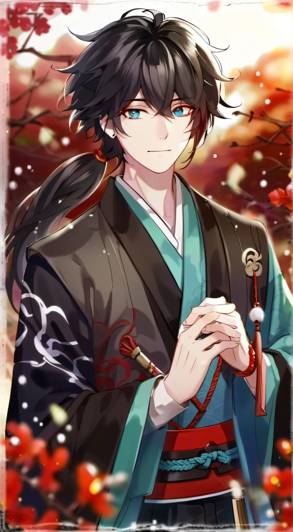 ai character: giyuu tomioka background