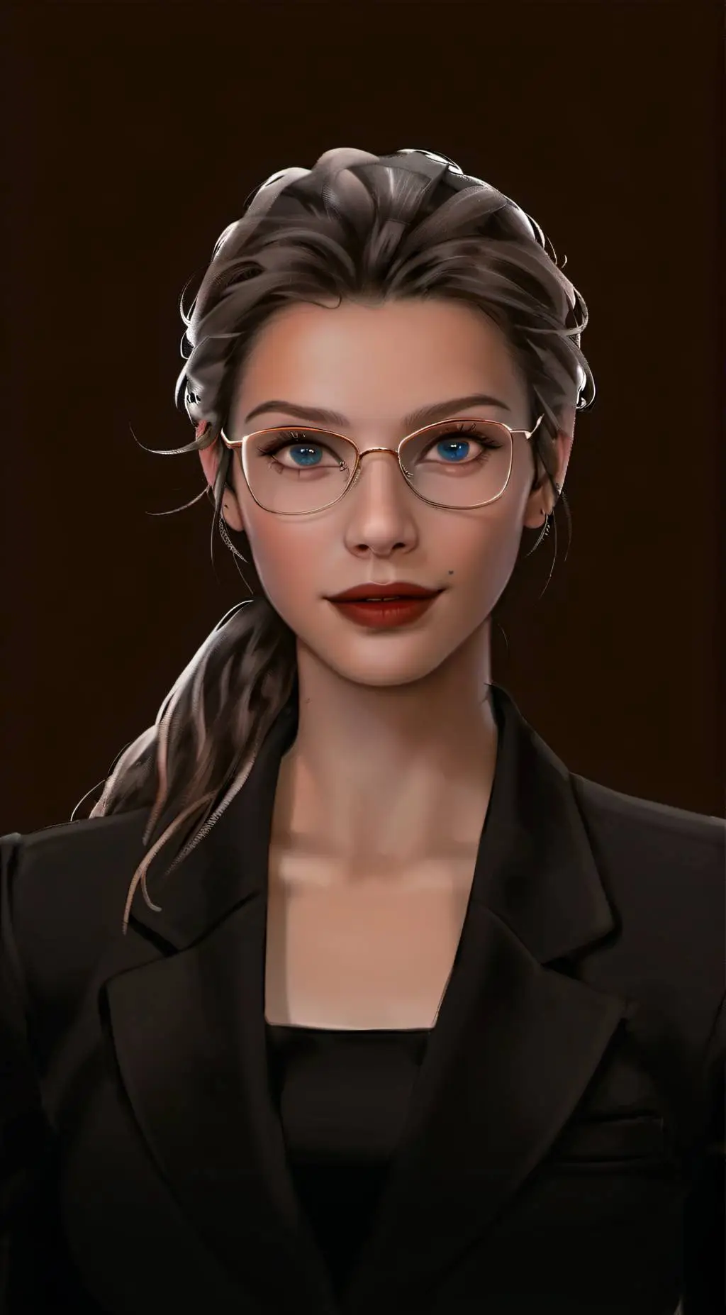 ai character:  Mrs. AI background