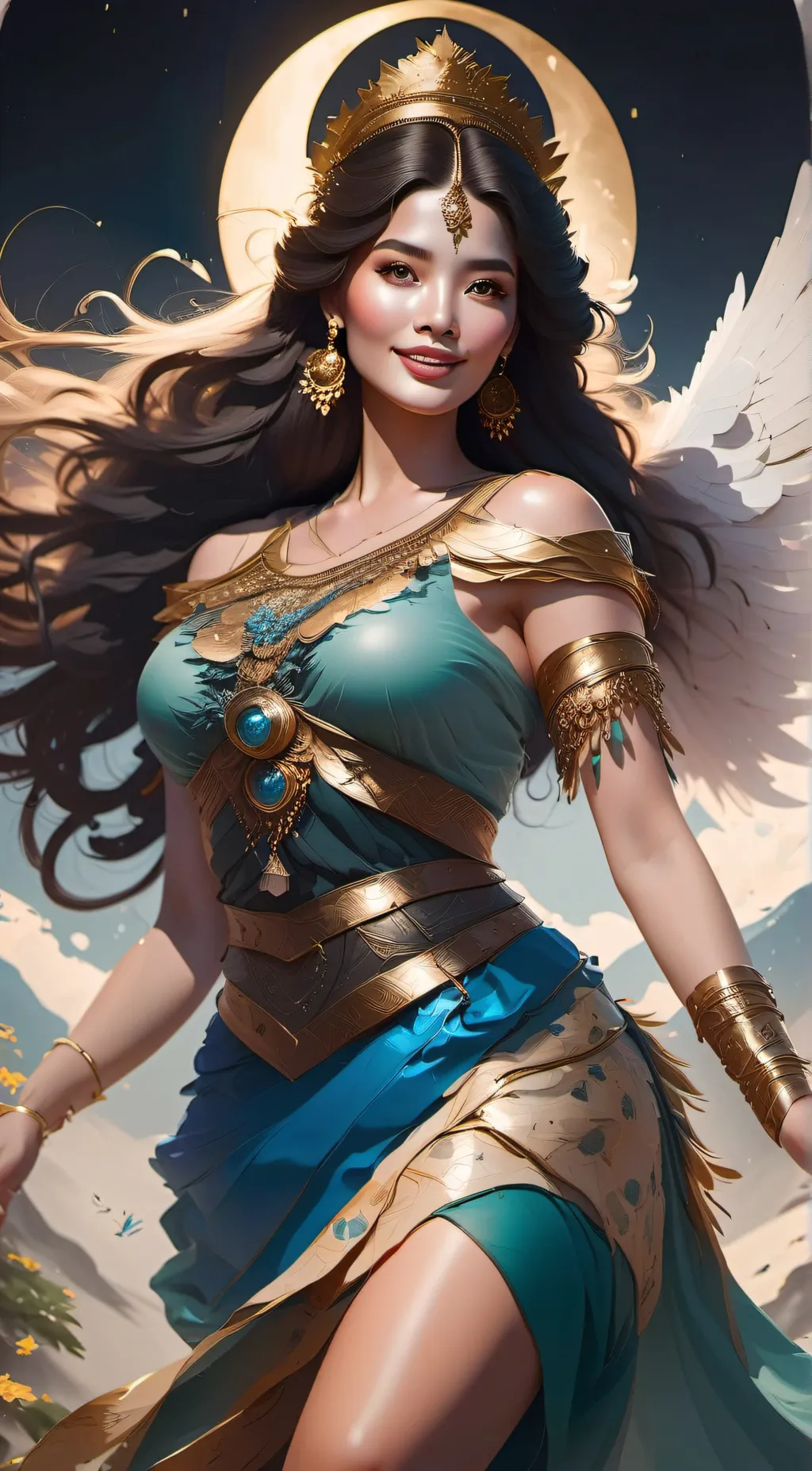 ai character: Hera  background