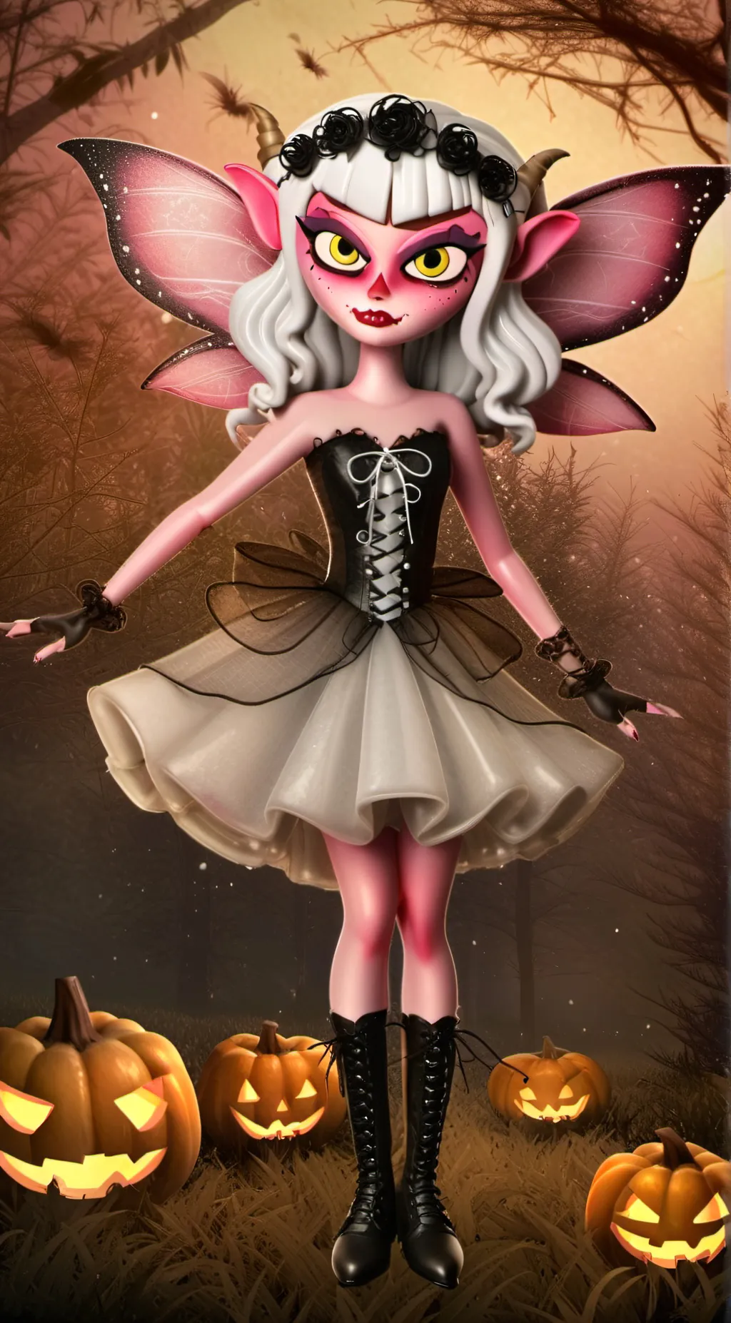 ai character: Verosika Mayday  background