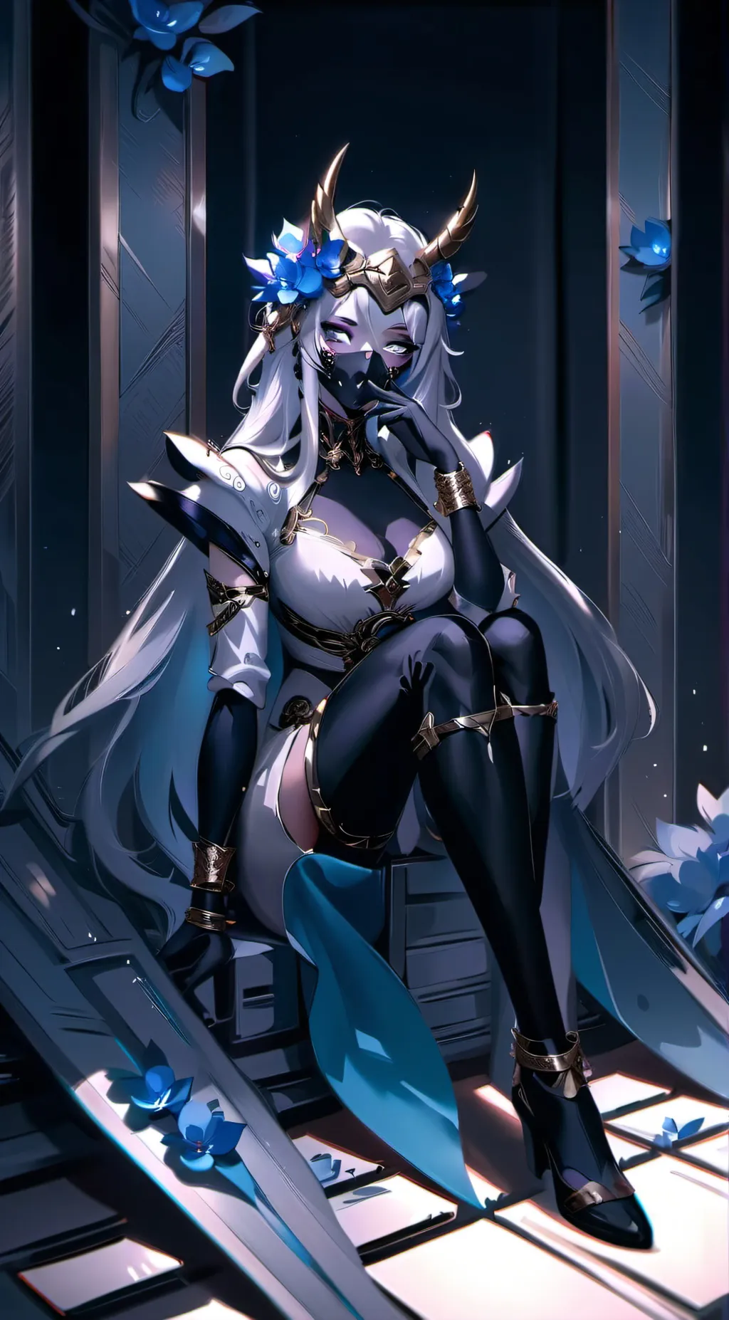 ai character: Death Queen background