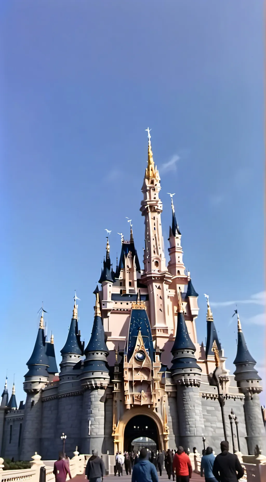 ai character: Disney World trip background