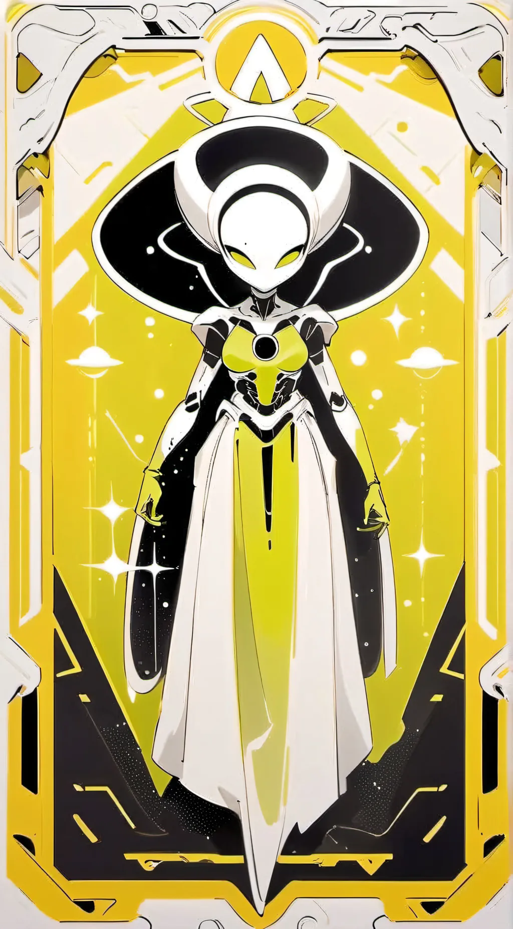 ai character: alien background