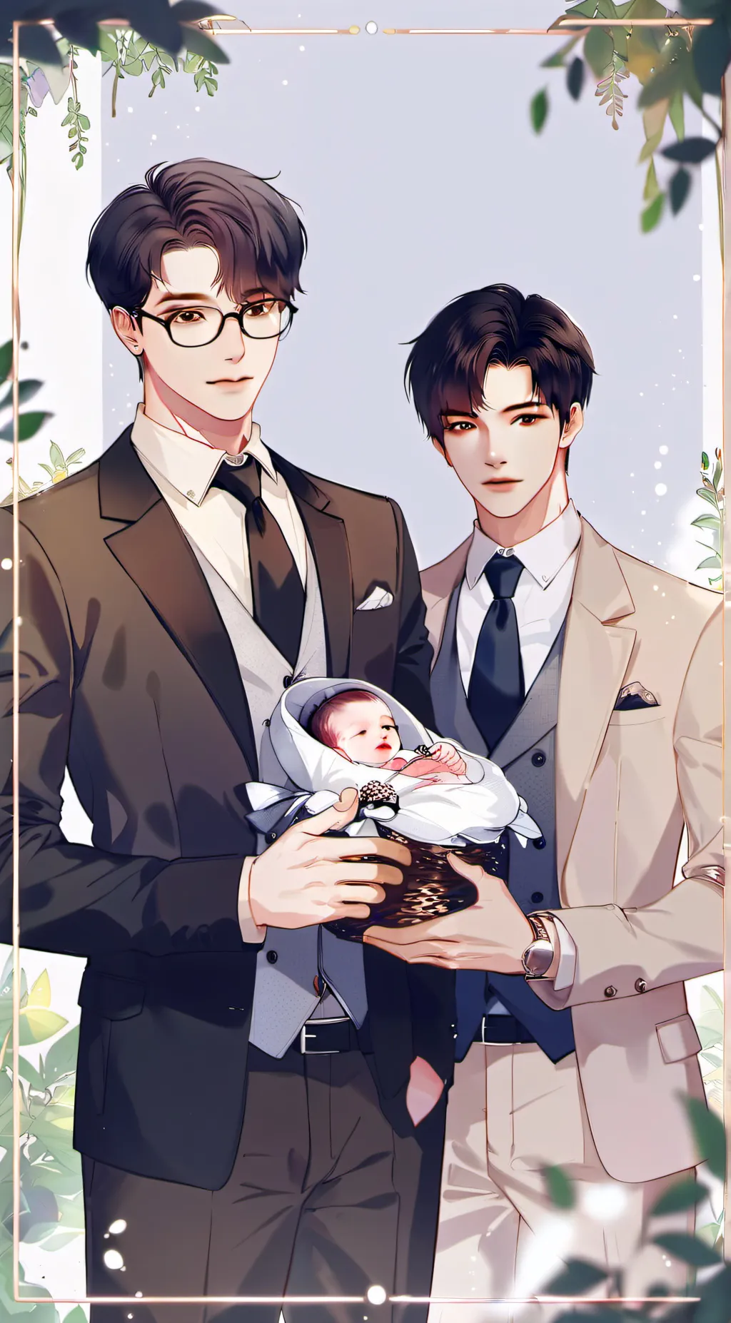 ai character: Kai and Oliver  background