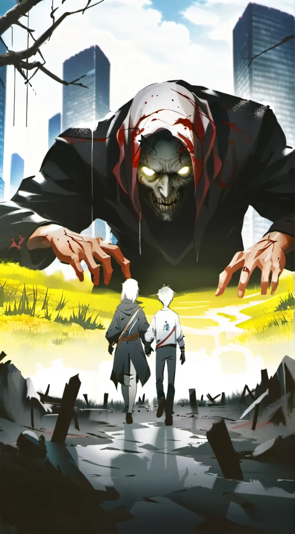 ai character: Last people alive  background