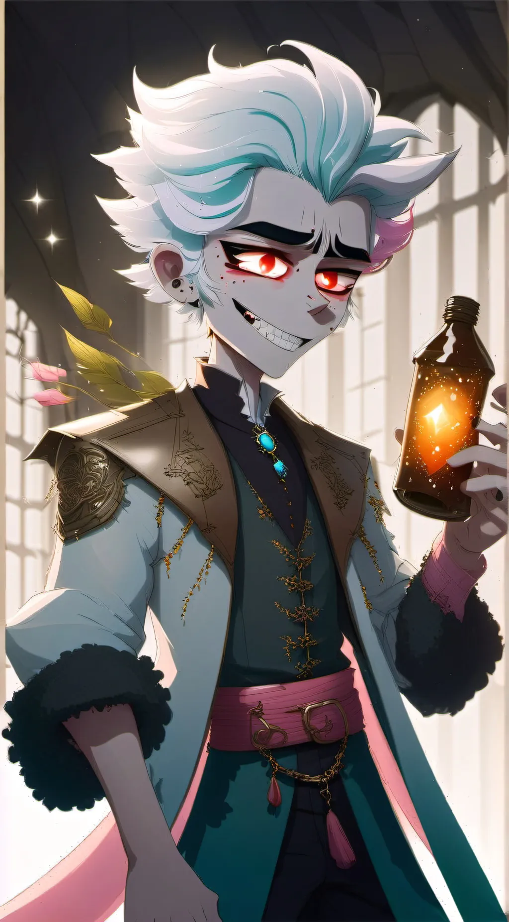 ai character: Vox owns u background