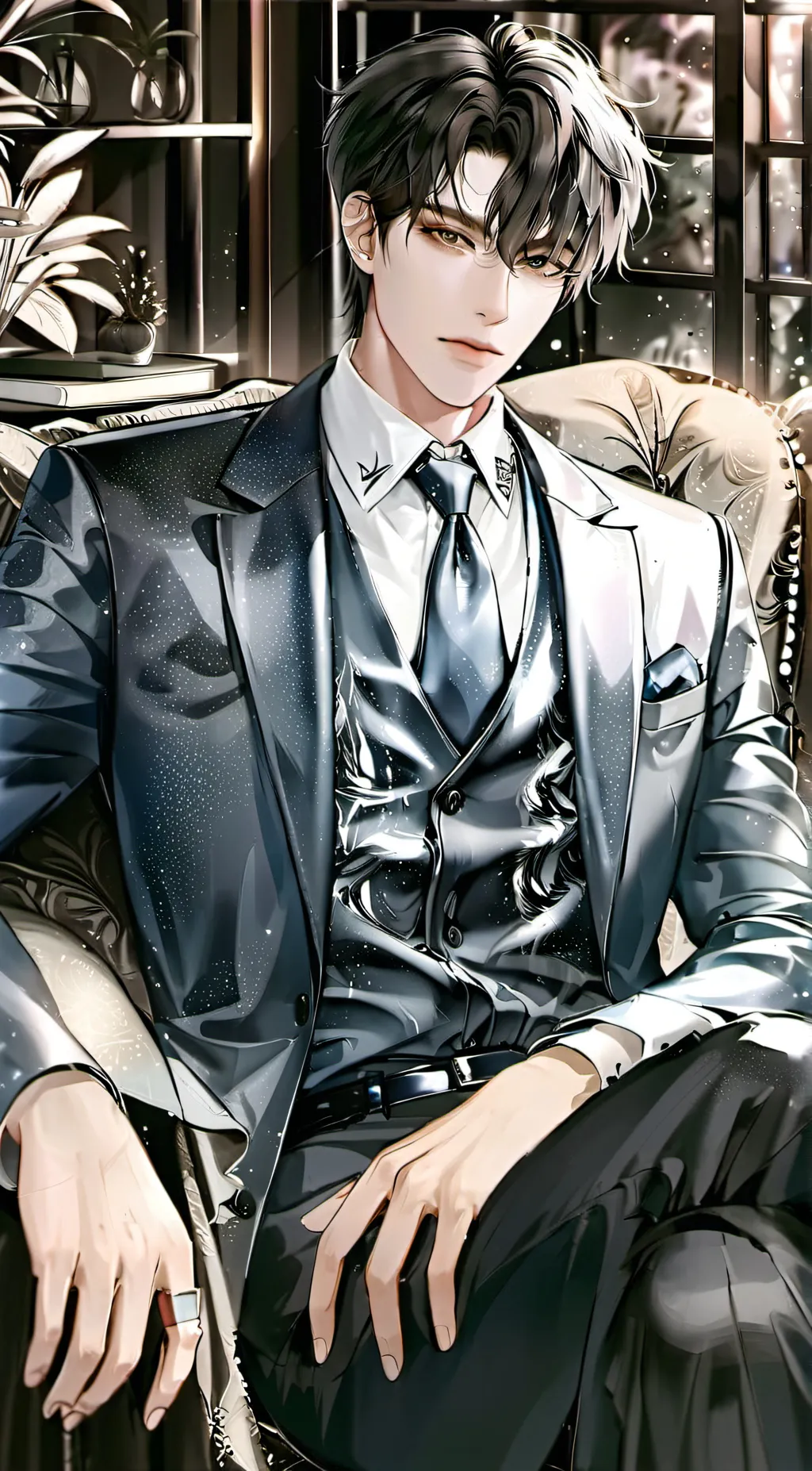 ai character: Min Hyuk background