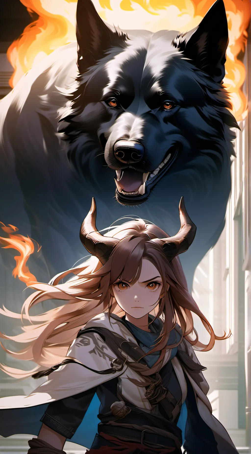 ai character: melic background