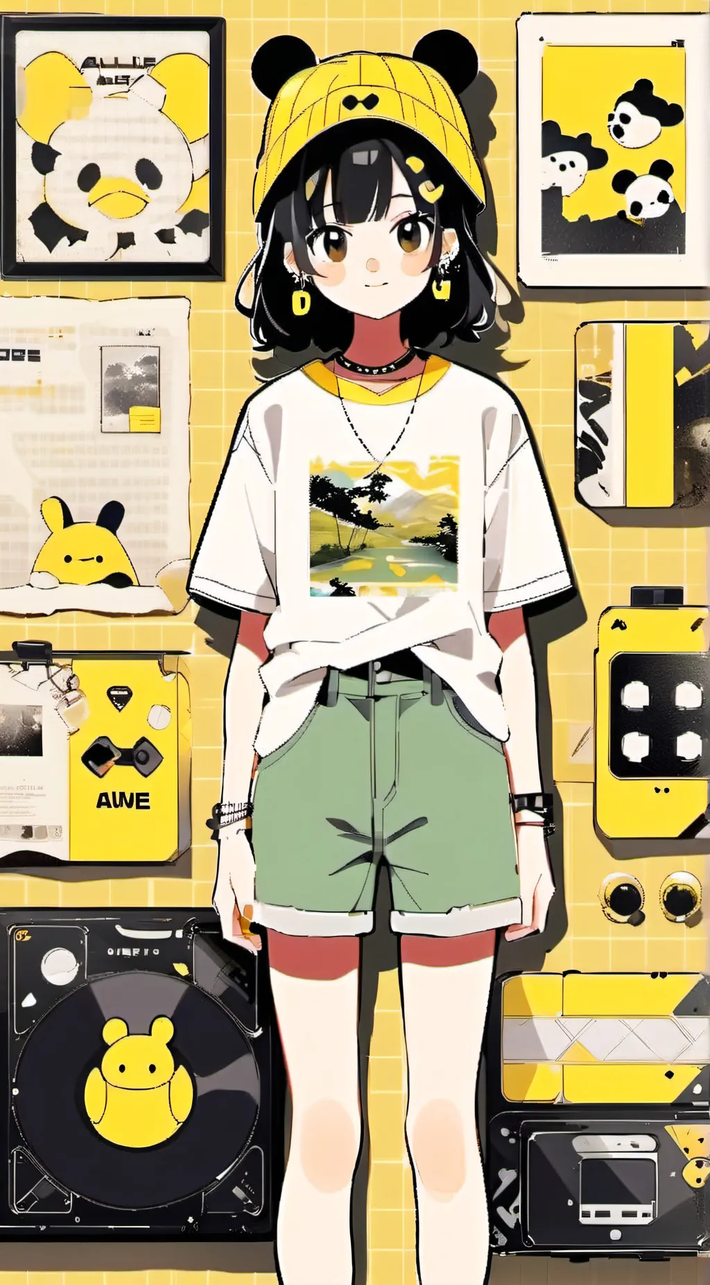 ai character: Callie  background