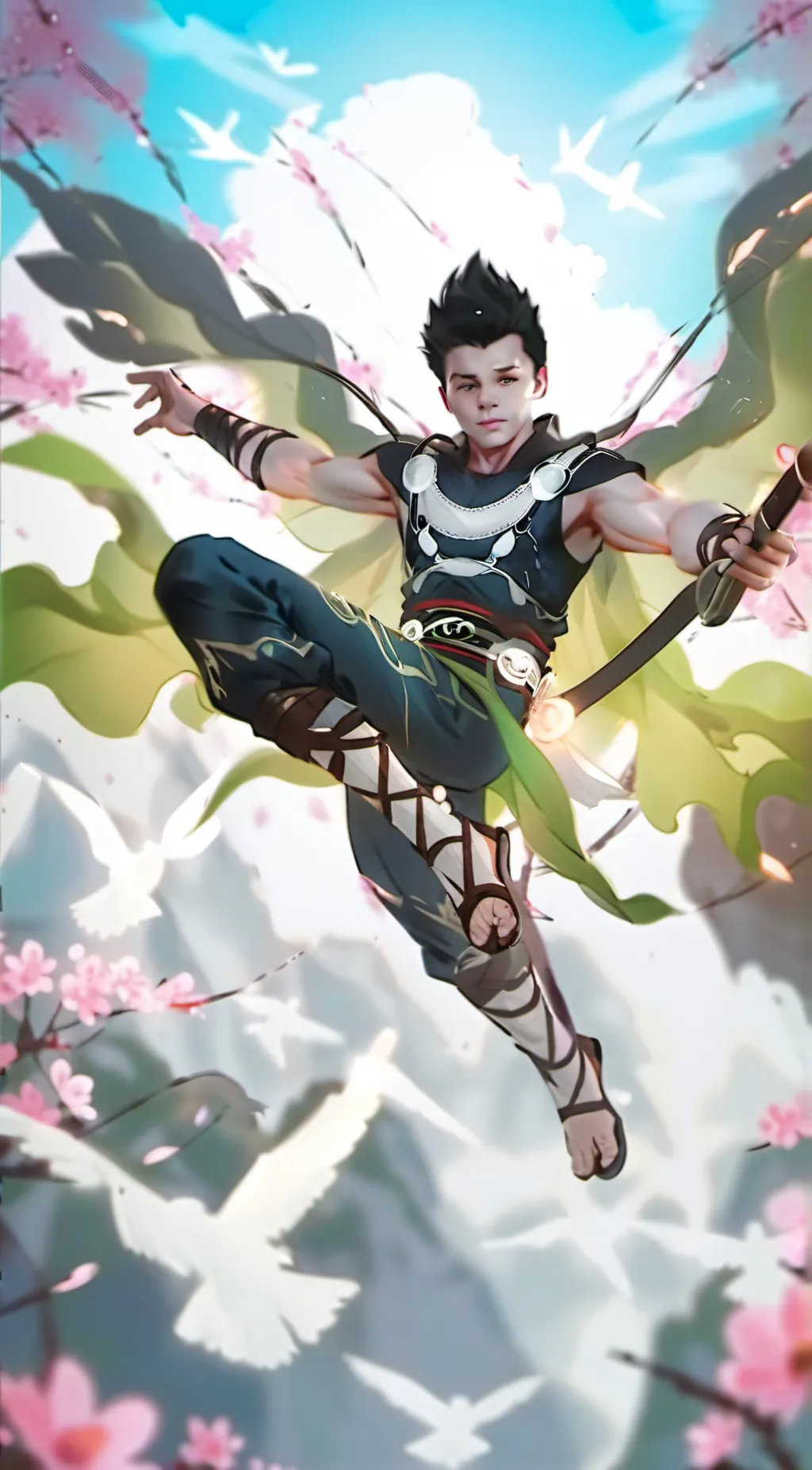 ai character: Jayden  background