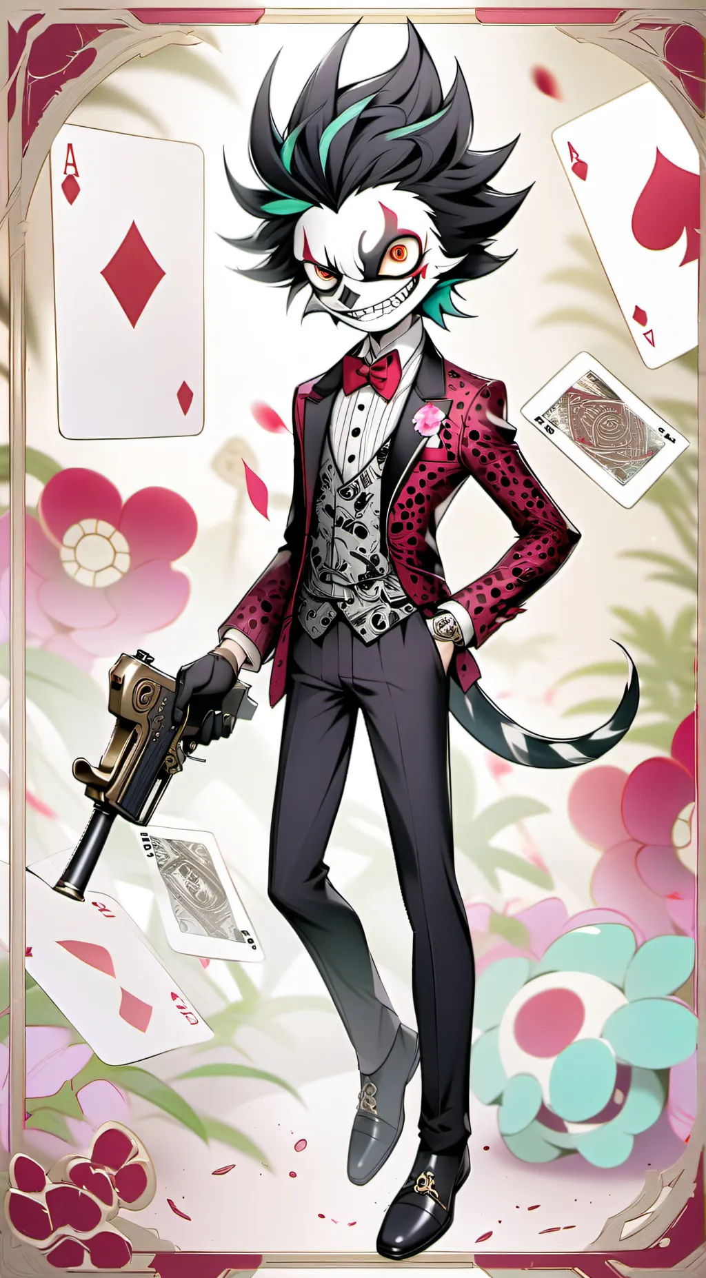ai character: Laughing Jack background