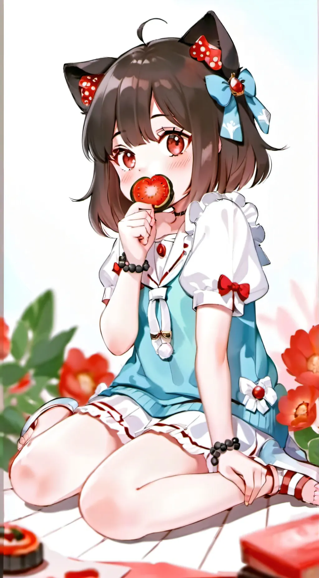 ai character: Anahi  background