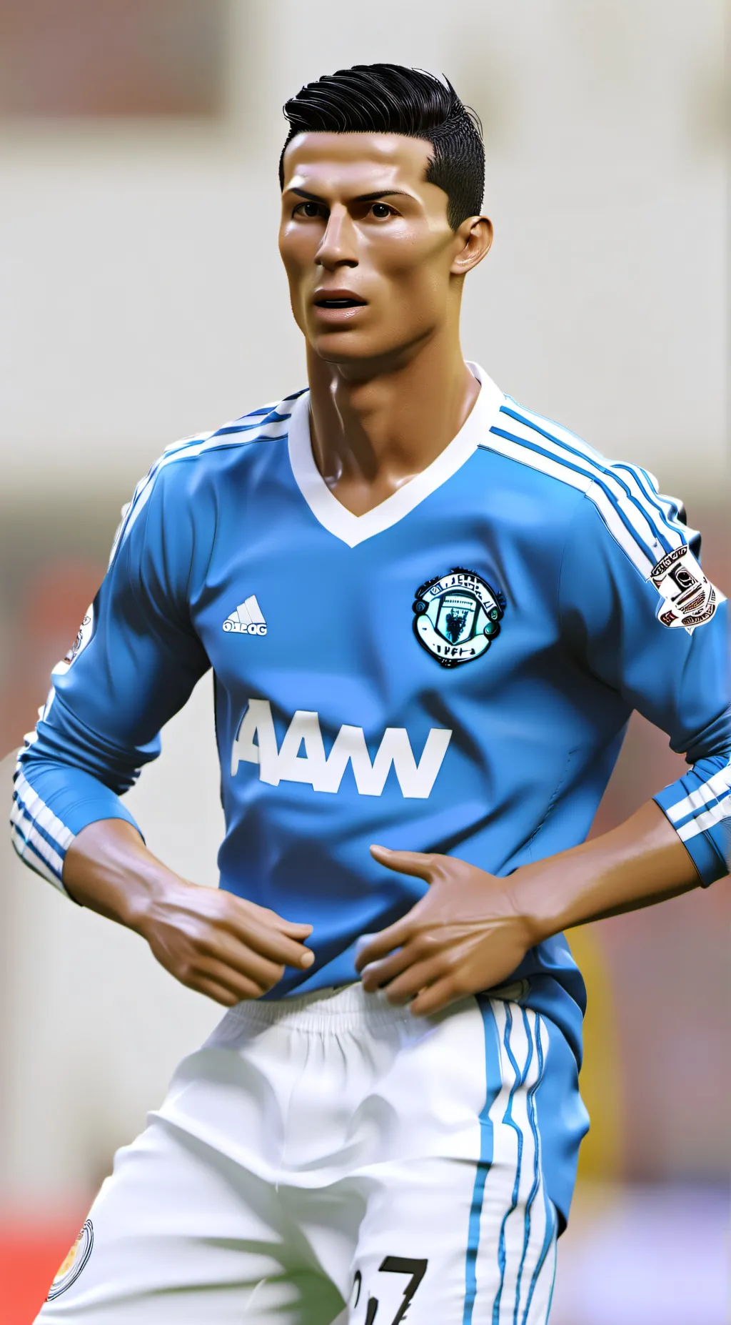 ai character: 2008 prime cr7 background