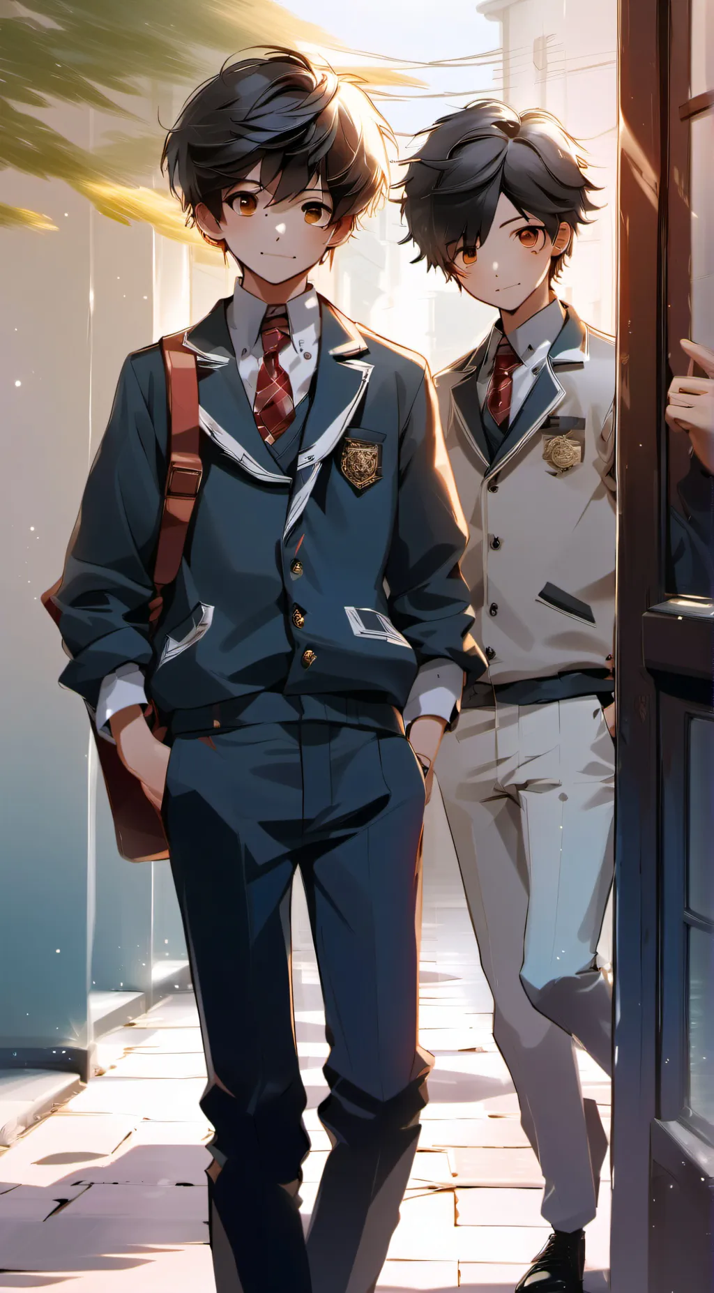 ai character: Friends or Lovers? background