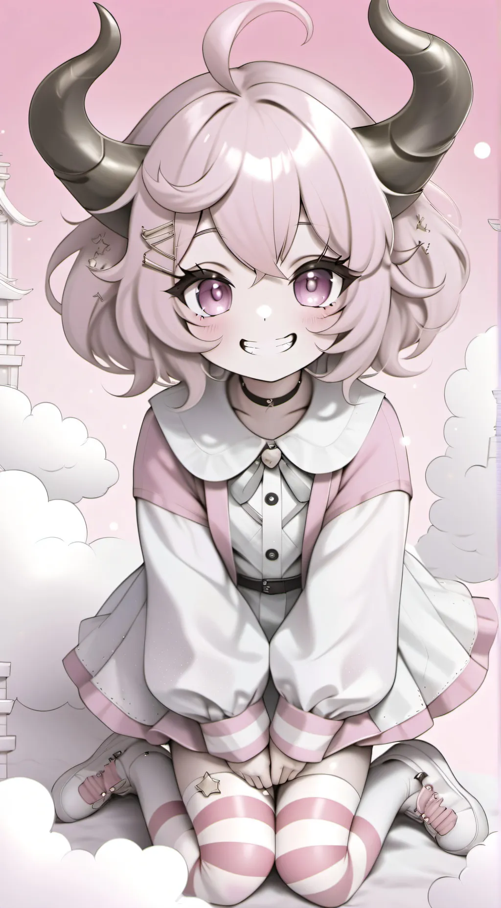 ai character: little kimi  background