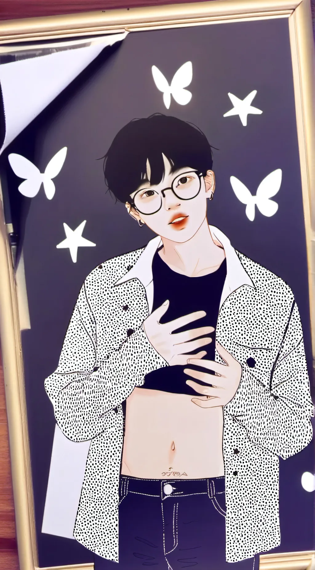 ai character: Skz gender reveal background