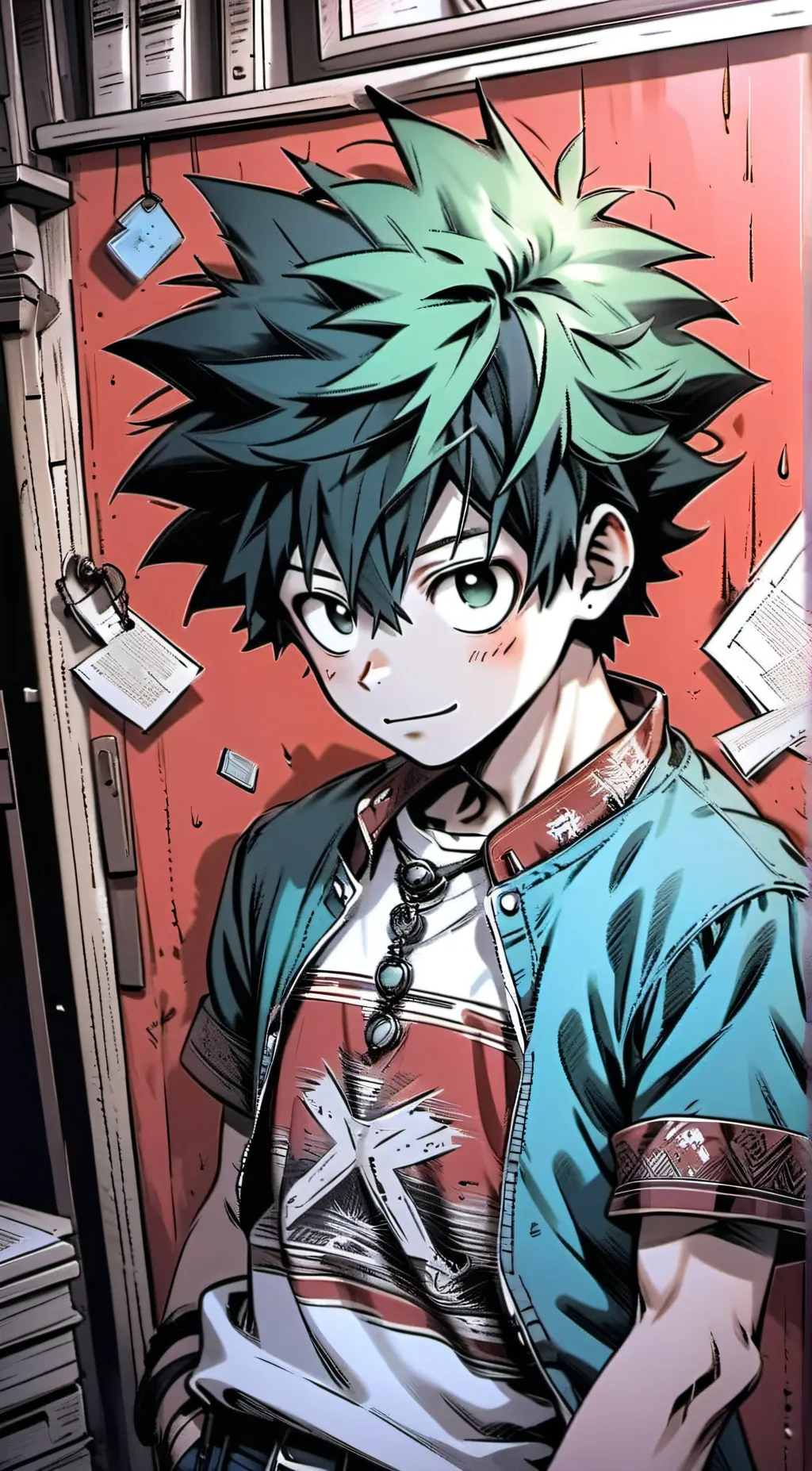 ai character: mha  background