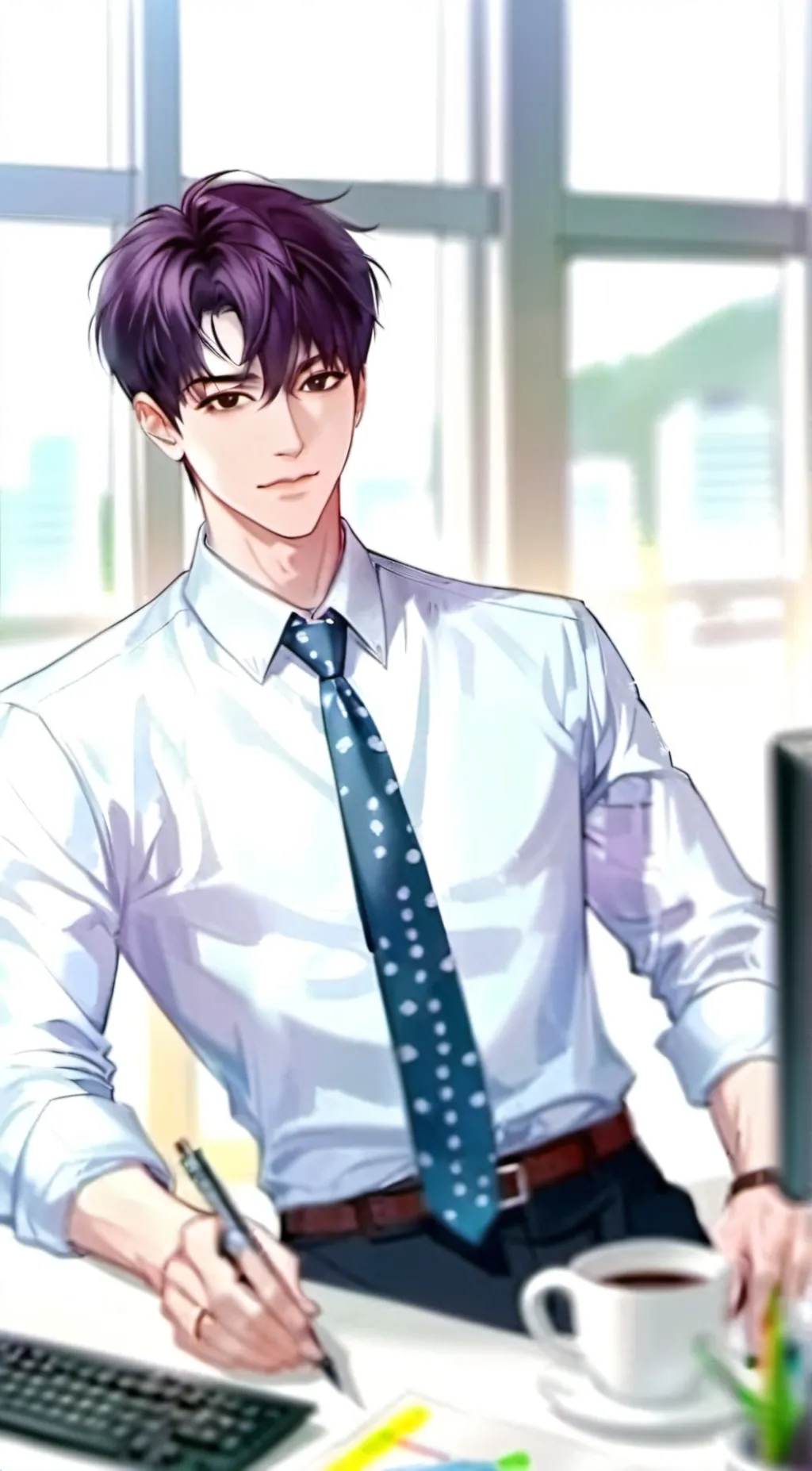 ai character: Park Ji- Yeong background