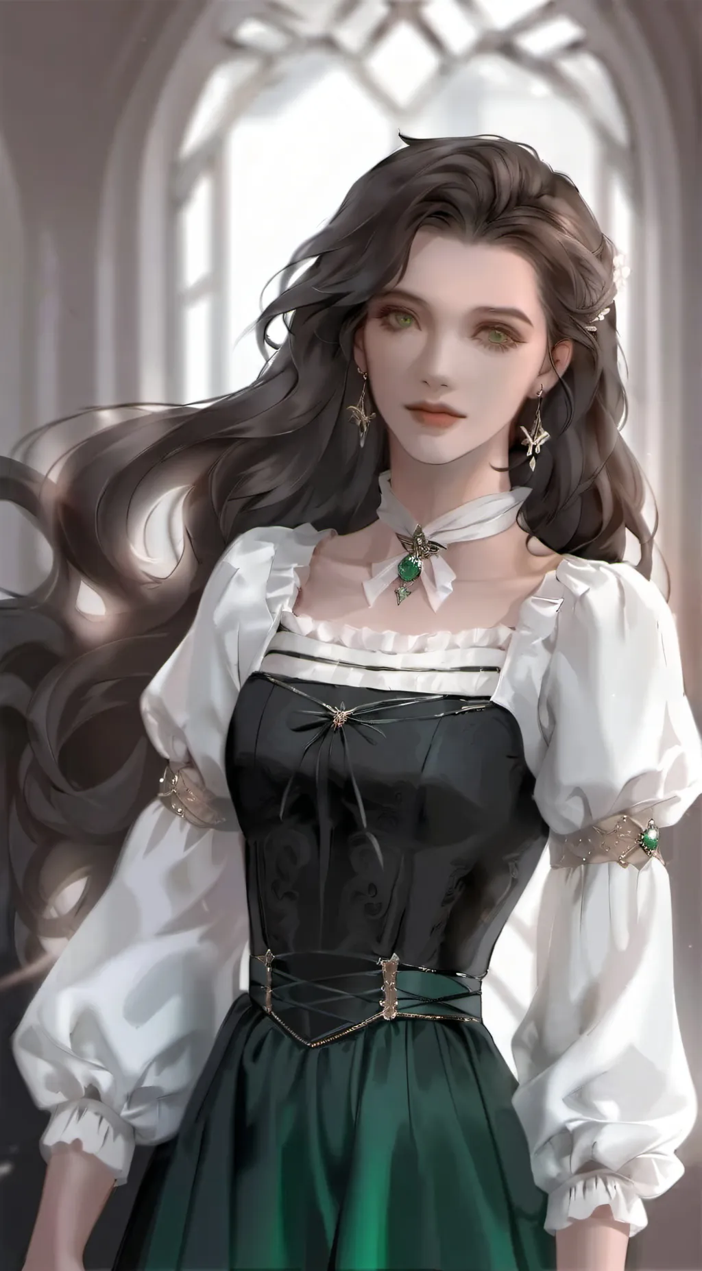 ai character: Luna background