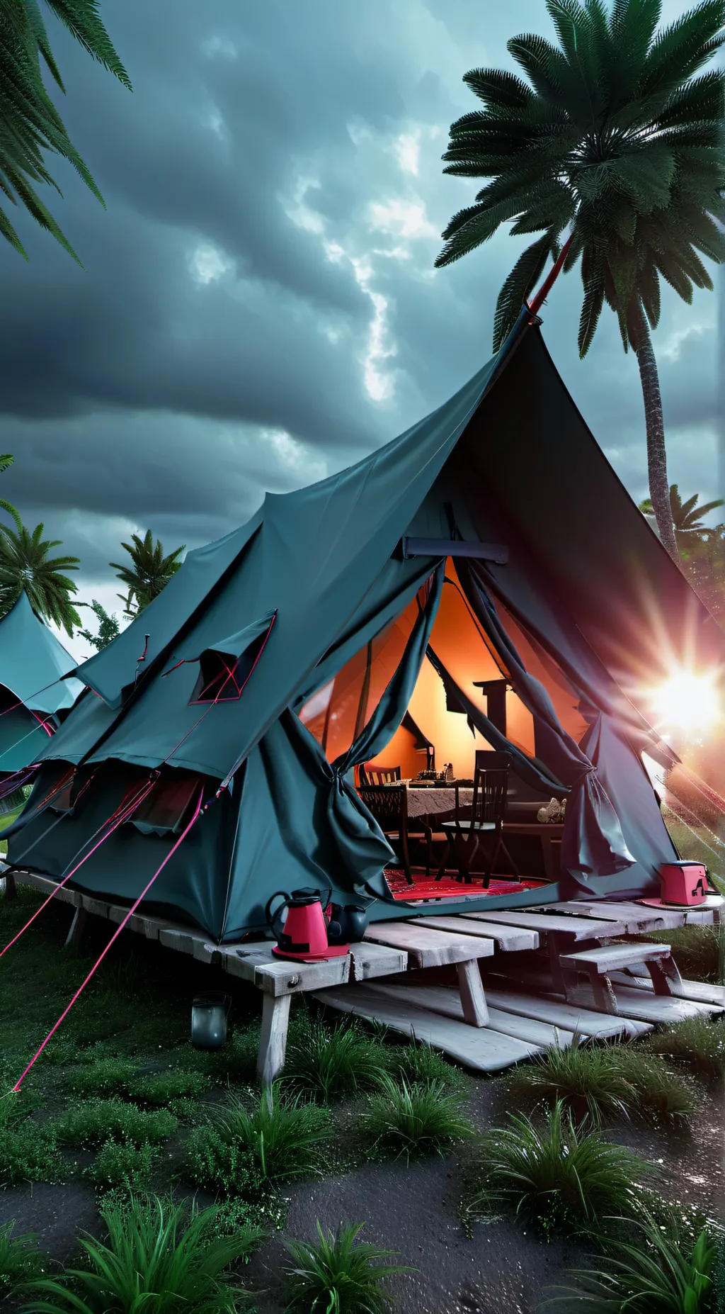 ai character: S.T.A.R.S Camp background