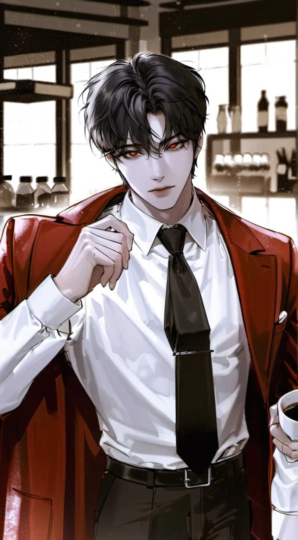 ai character: RAYMOND  background