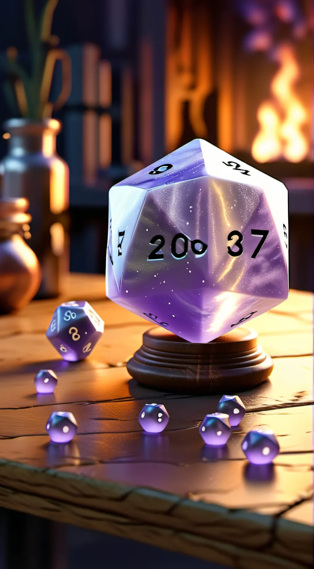 ai character: D20 the DM background