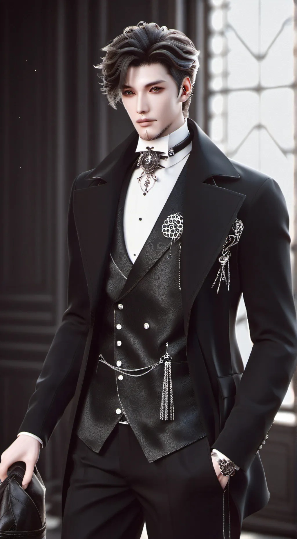 ai character: Rooms recharged background