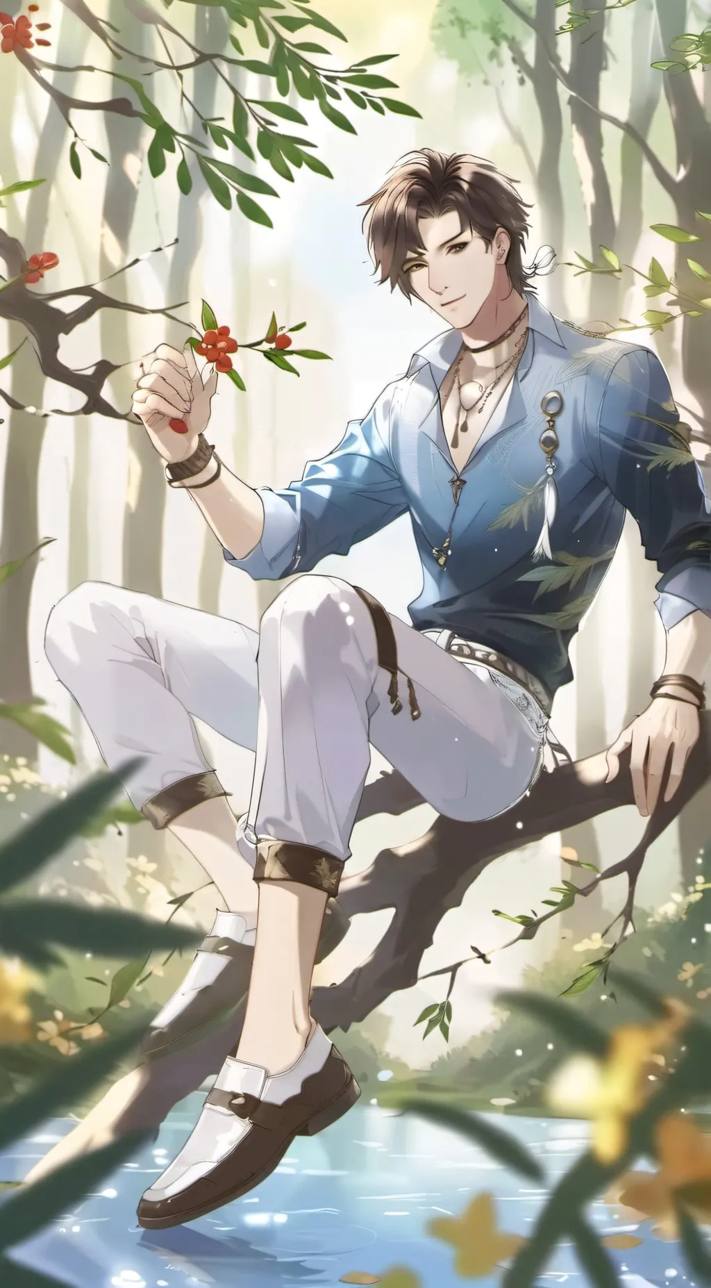 ai character: Rick background