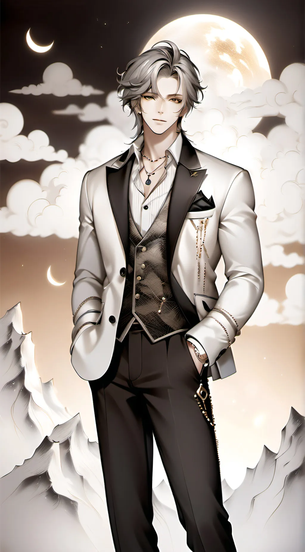 ai character: damien background