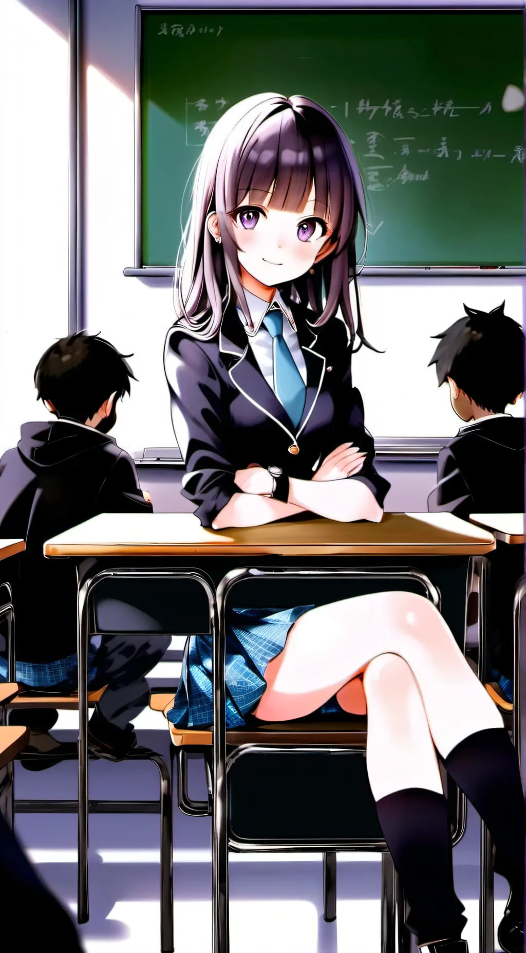 ai character: Luna background