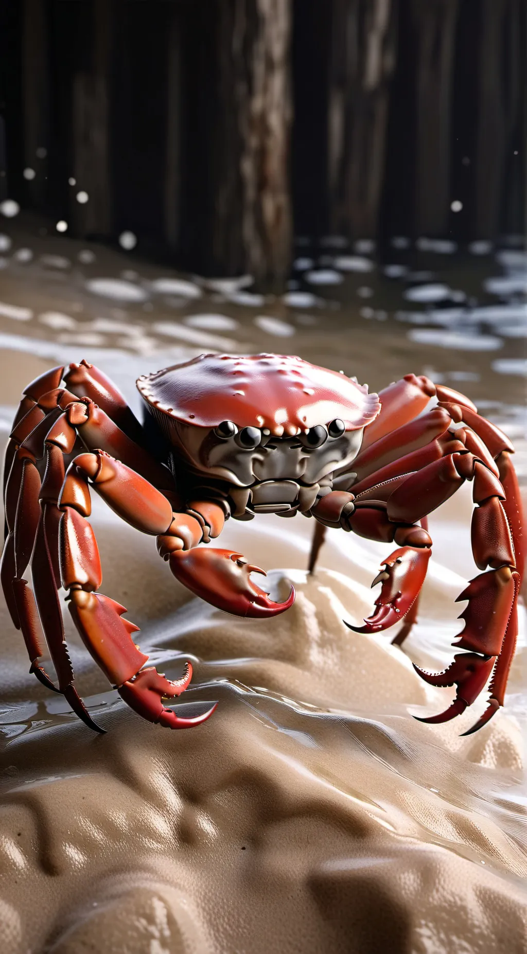 ai character: ur pet crab💀 background