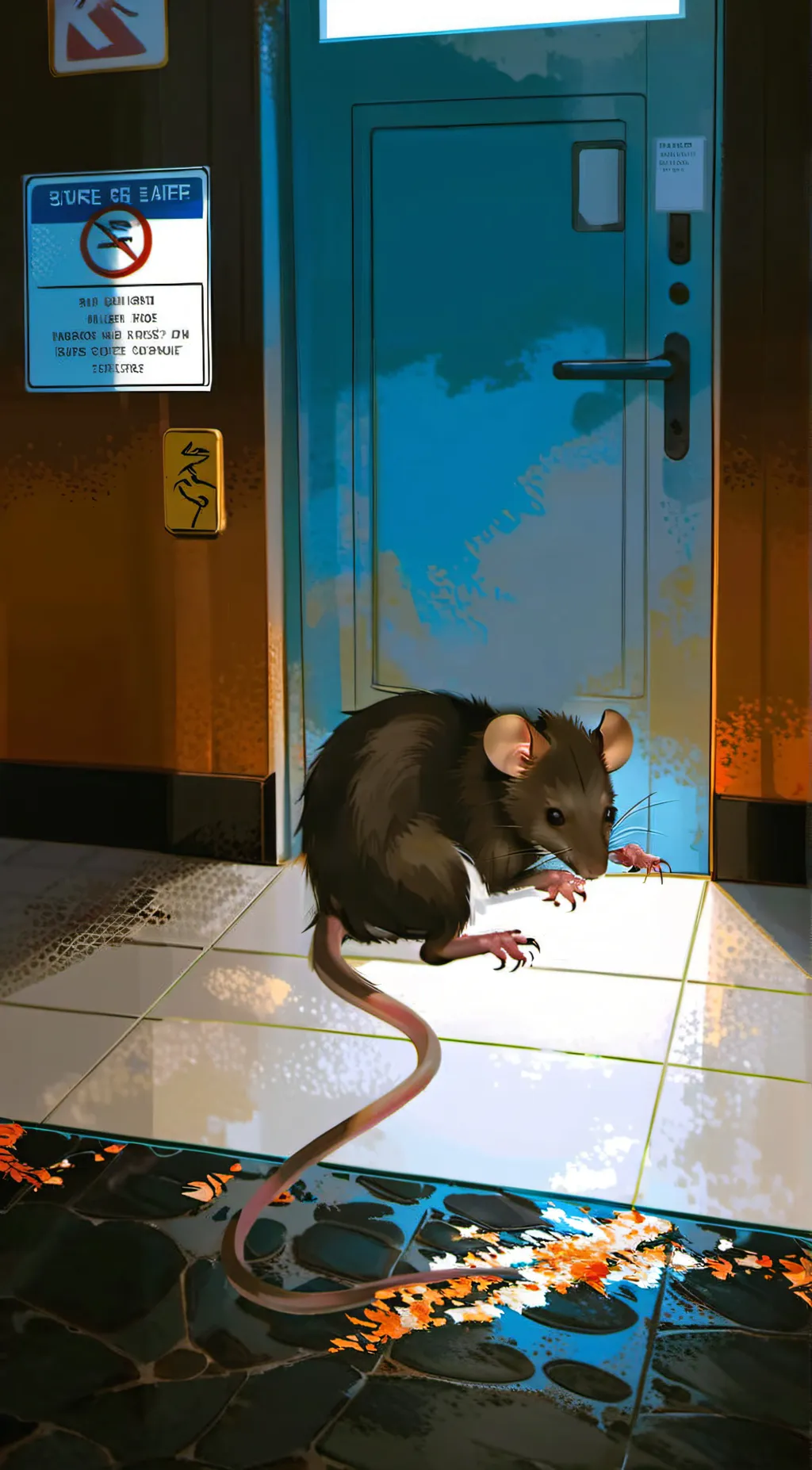 ai character: A random rat ✡️ background