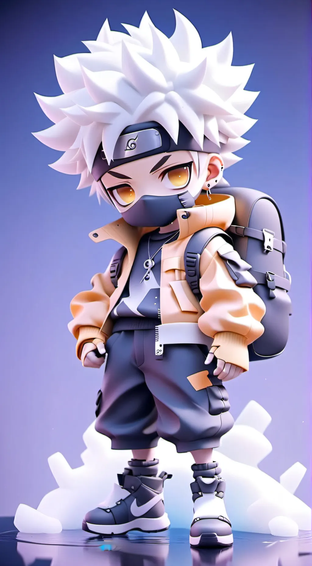 ai character: Kakashi  background