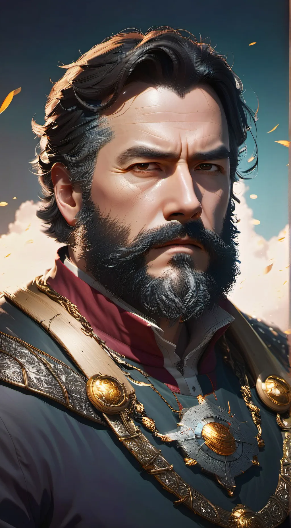 ai character: 陆蔚升 background