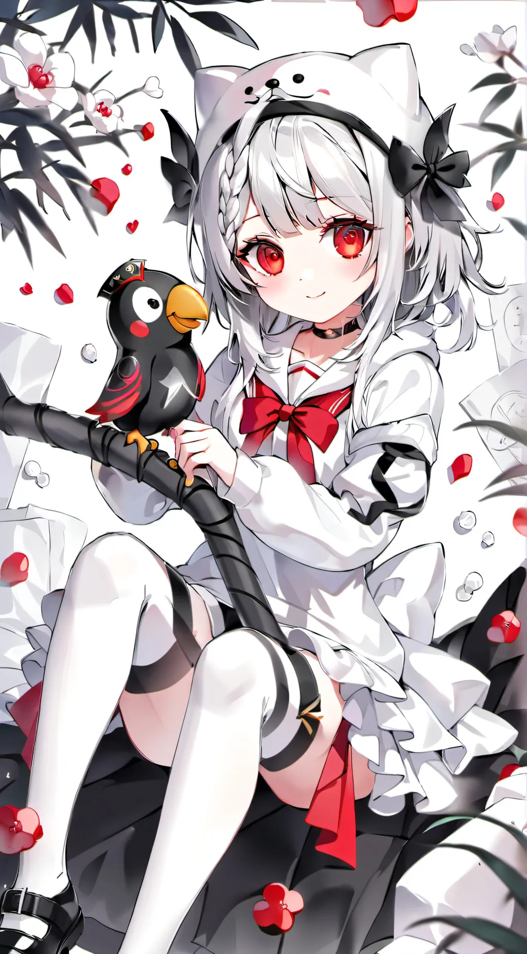 ai character: baby sesume  background