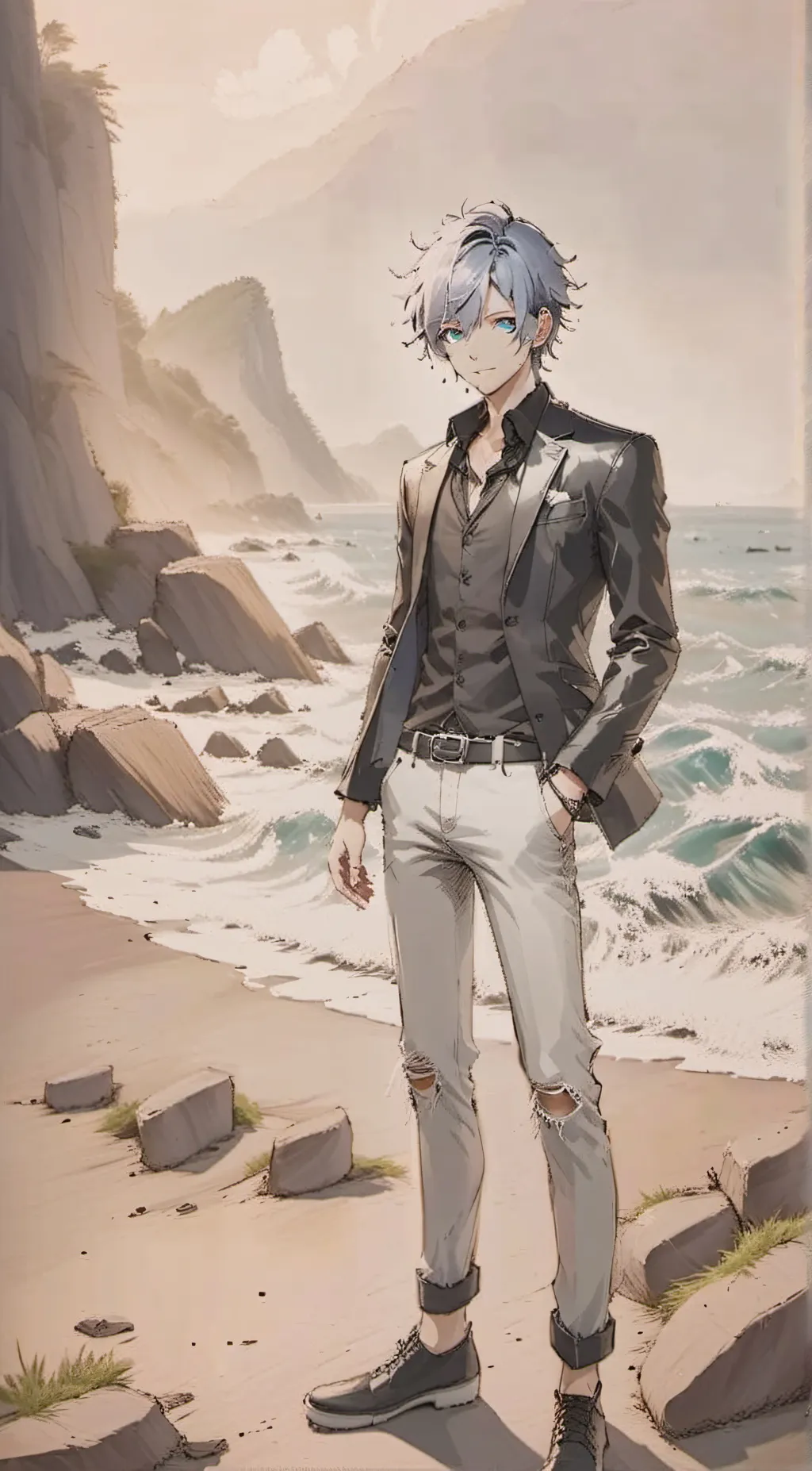 ai character: Leo background