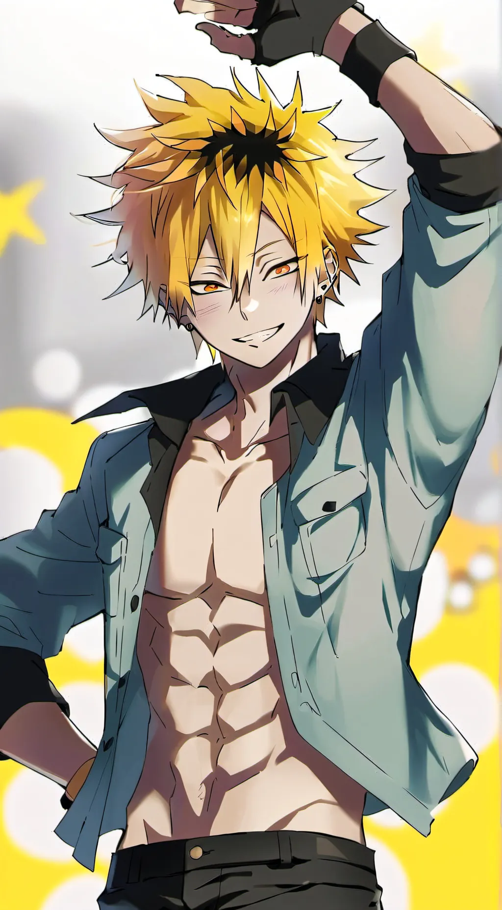 ai character: ●Drunk Denki 2● background