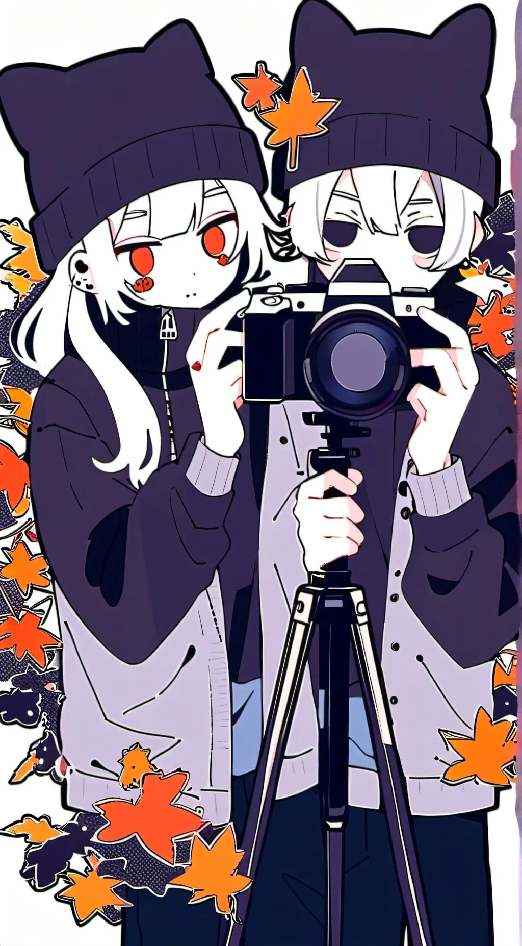 ai character: Simp cameraman background