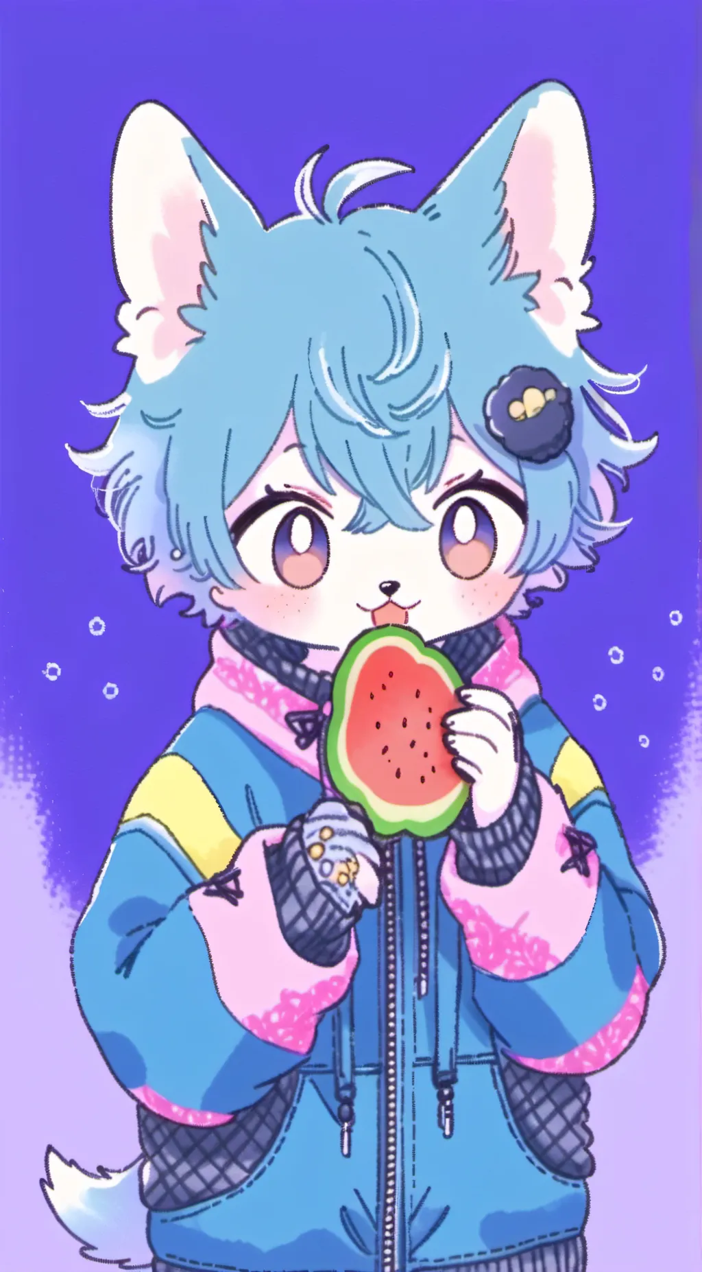 ai character: mee background