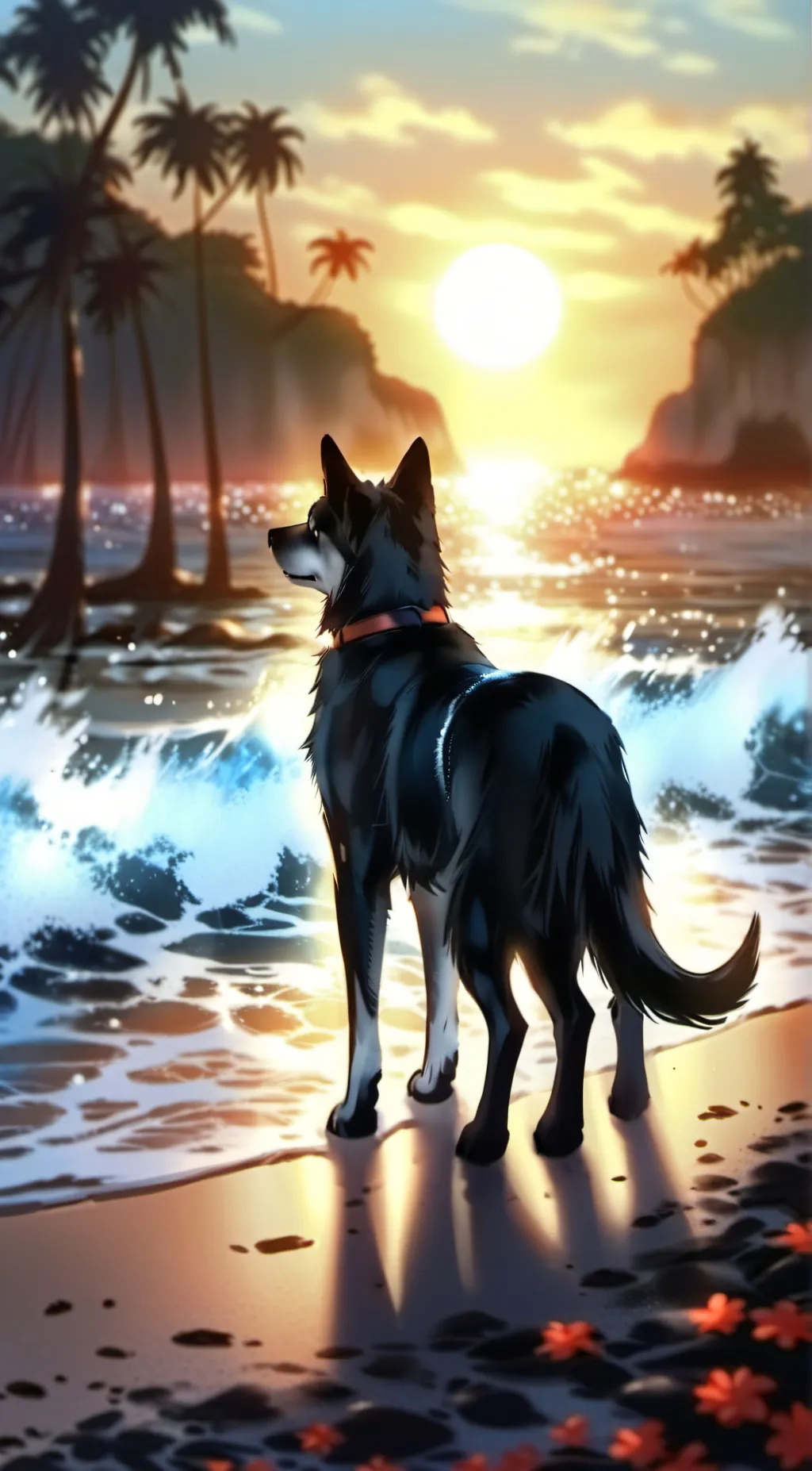 ai character: Not Sonic 😉 background