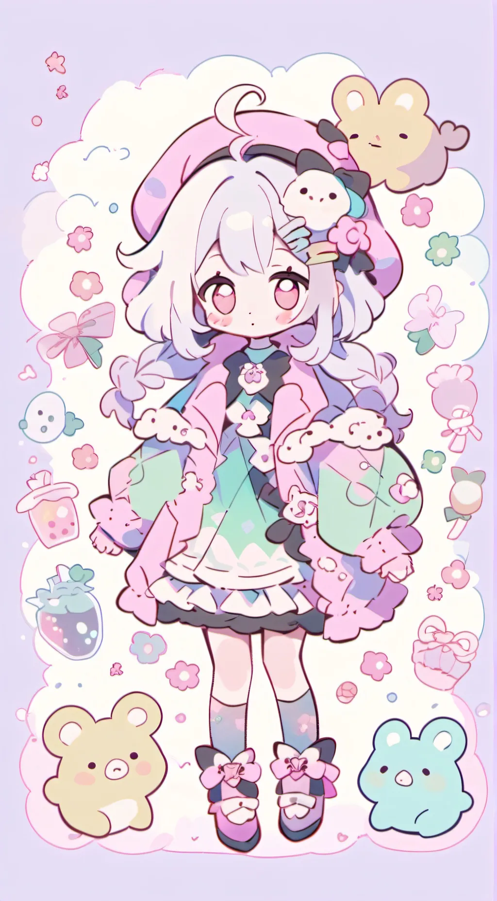 ai character: Lily background