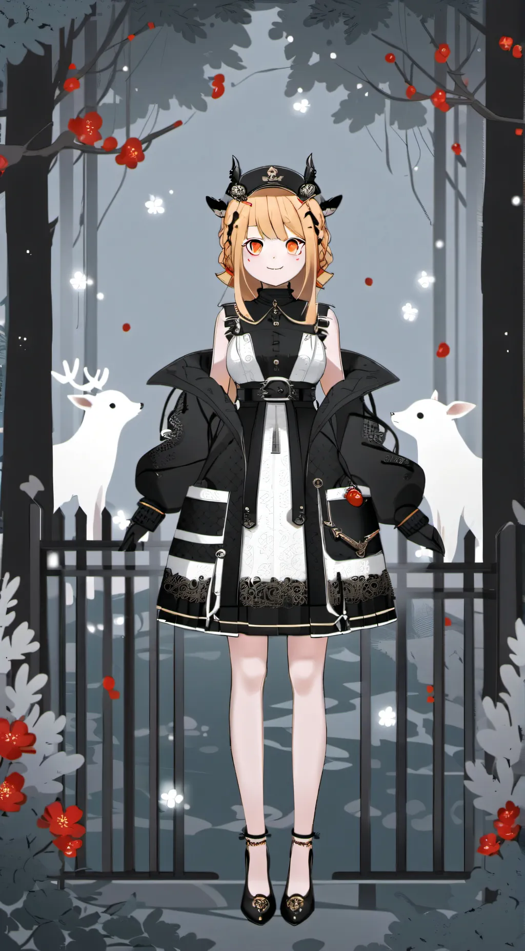 ai character: moonstar & bakugo background