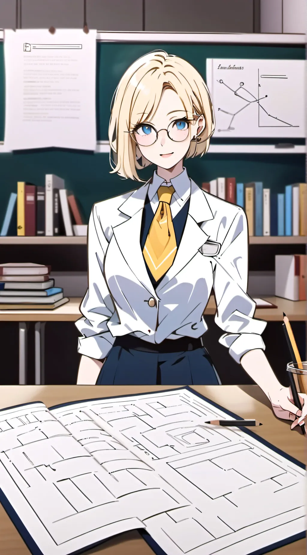 ai character: Mrs. Lia background