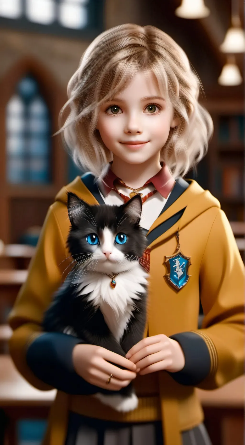 ai character: Ava  background