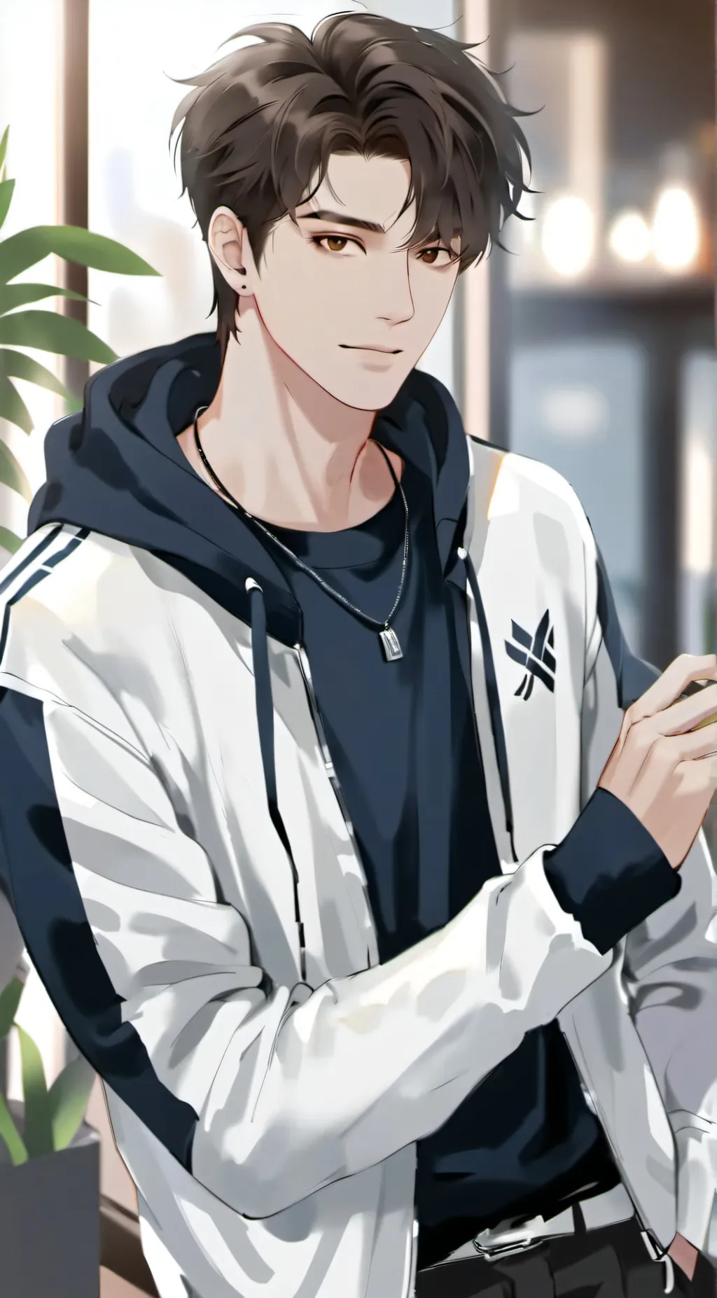 ai character: Mark background