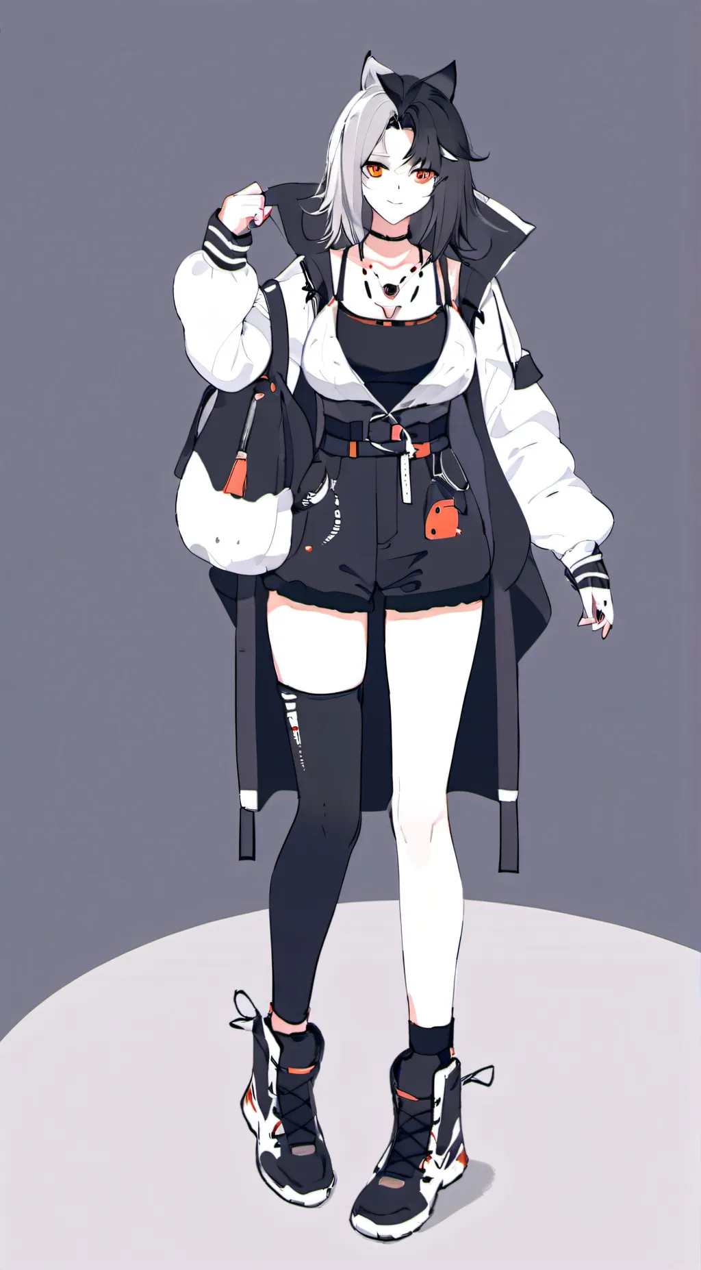 ai character: Sus girl background