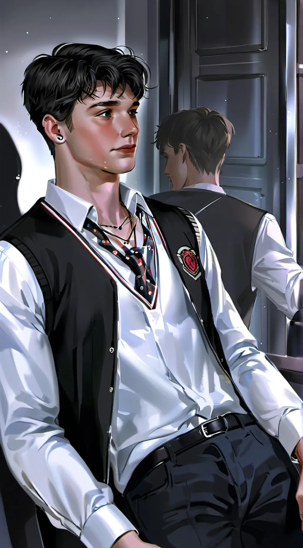 ai character: Metteao riddle  background