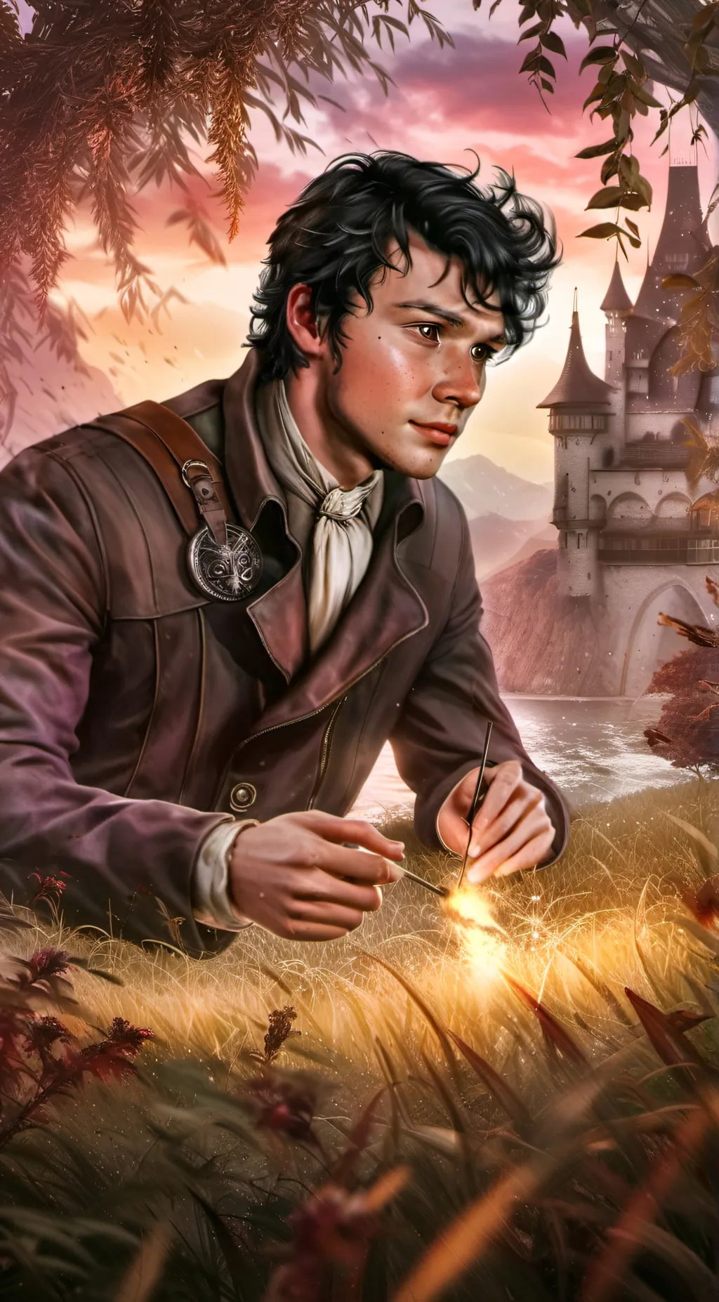 ai character: Matteao riddle background