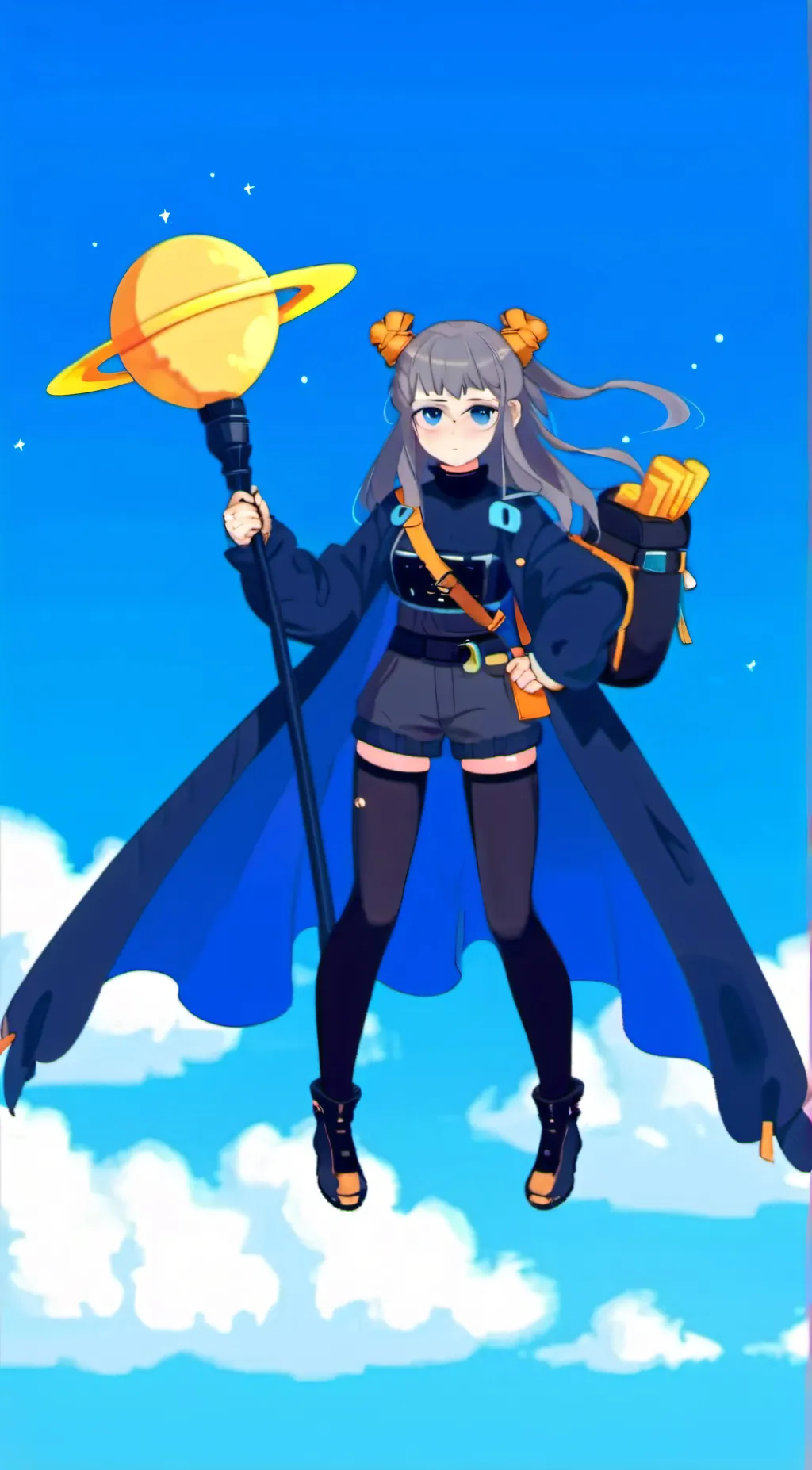 ai character: Neptune chan background