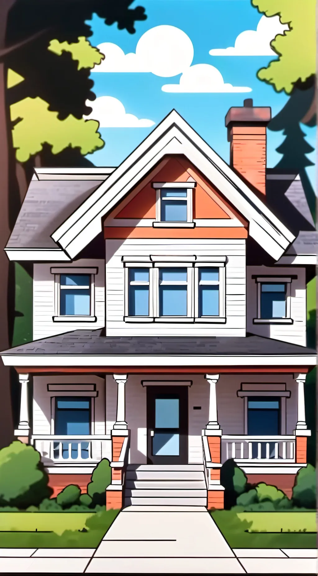 ai character: The Loud House background